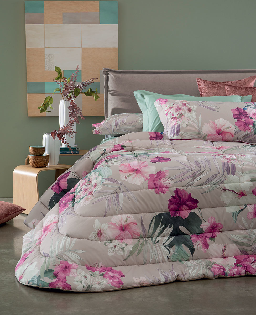 Comforter Hibiscus single bed