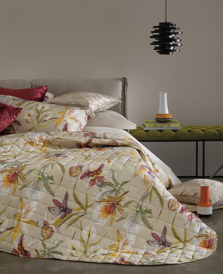 Bedspread Orchidea double bed