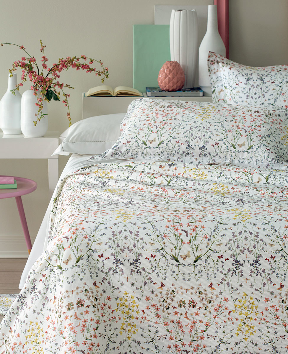 Unquilted bedspread Camilla double bed