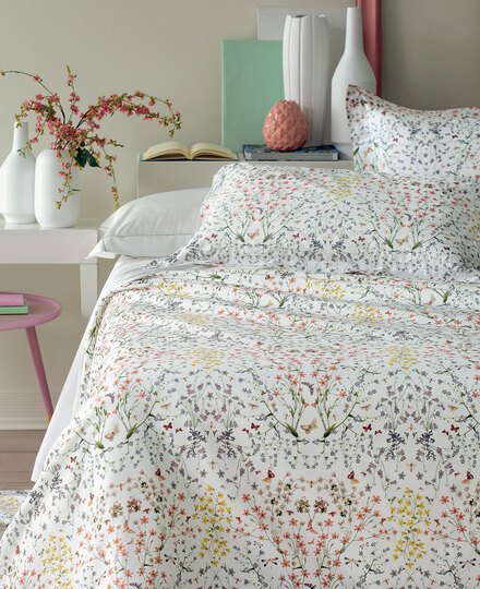 Unquilted bedspread Camilla single bed