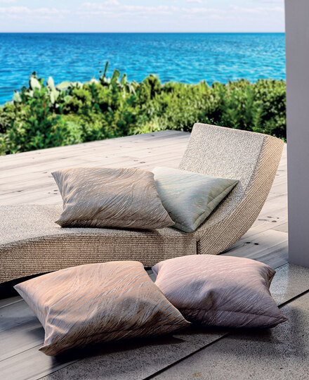 Cushion Posidonia 50x50