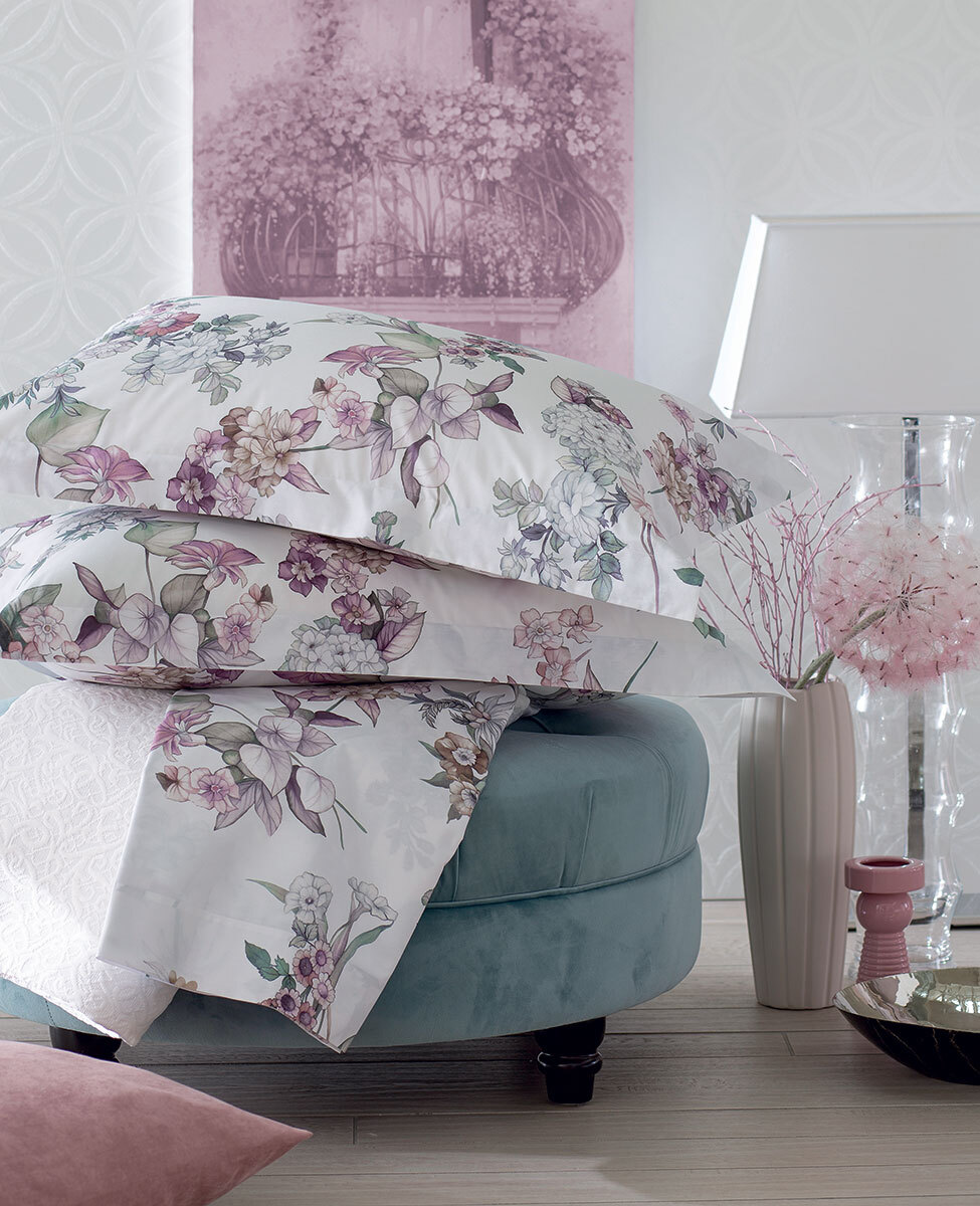 Lenzuola Ortensia matrimoniale