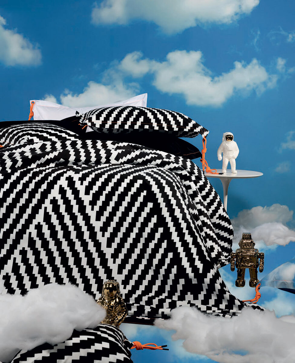 Duvet cover set Zigzag double bed