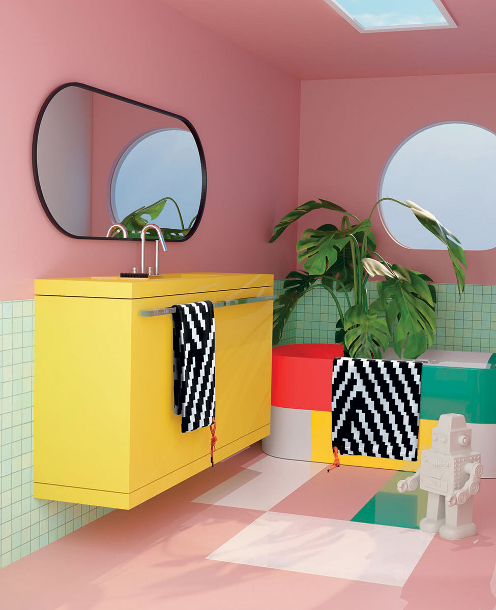 Telo Bagno Zigzag 100x150