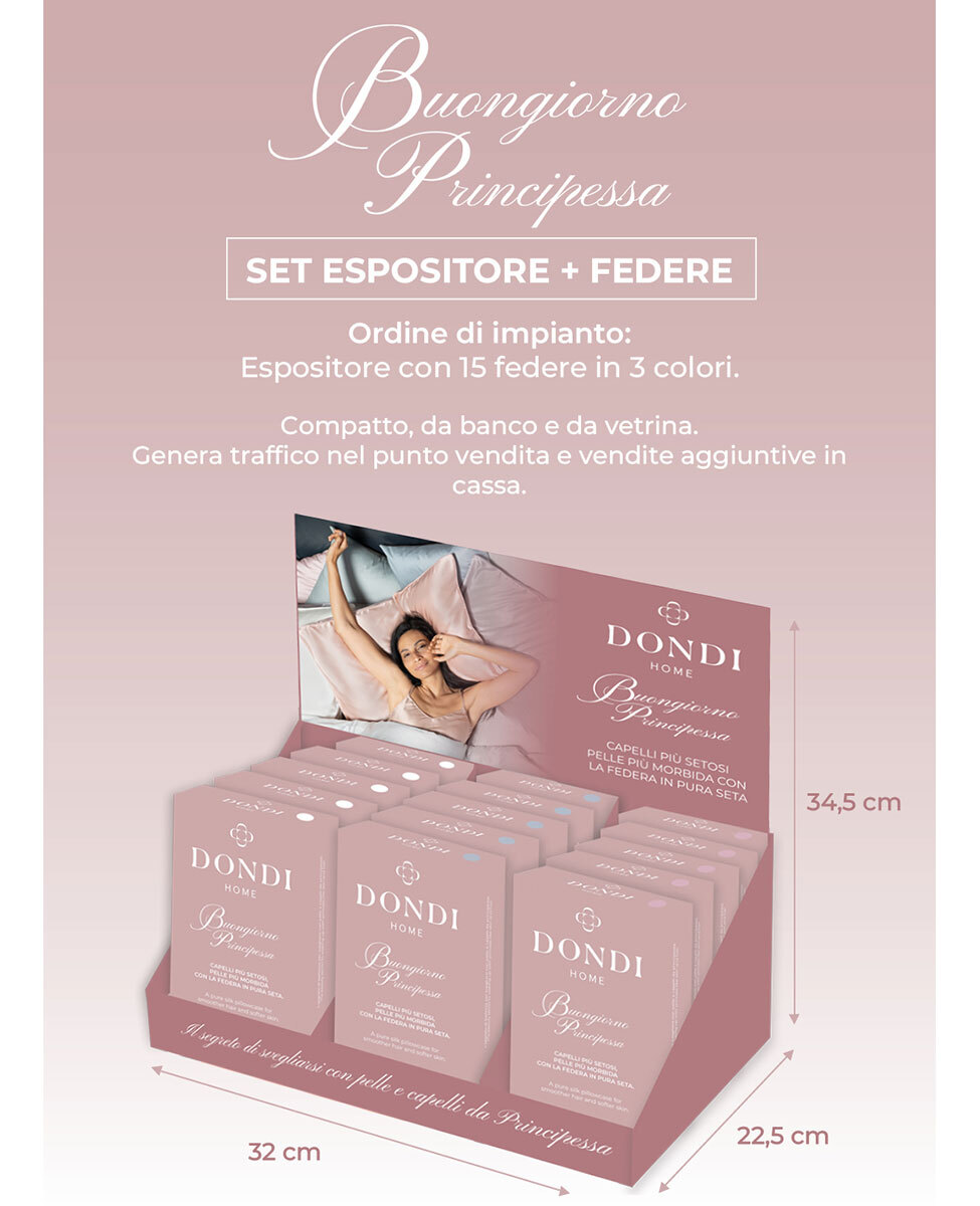 Set espositore + 15 federe Buongiorno Principessa