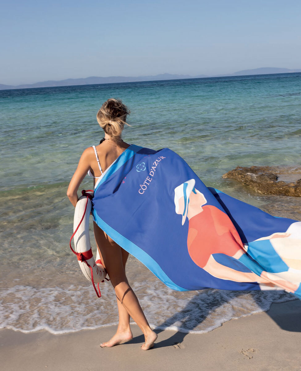 Beach towel St.Tropez 100x180
