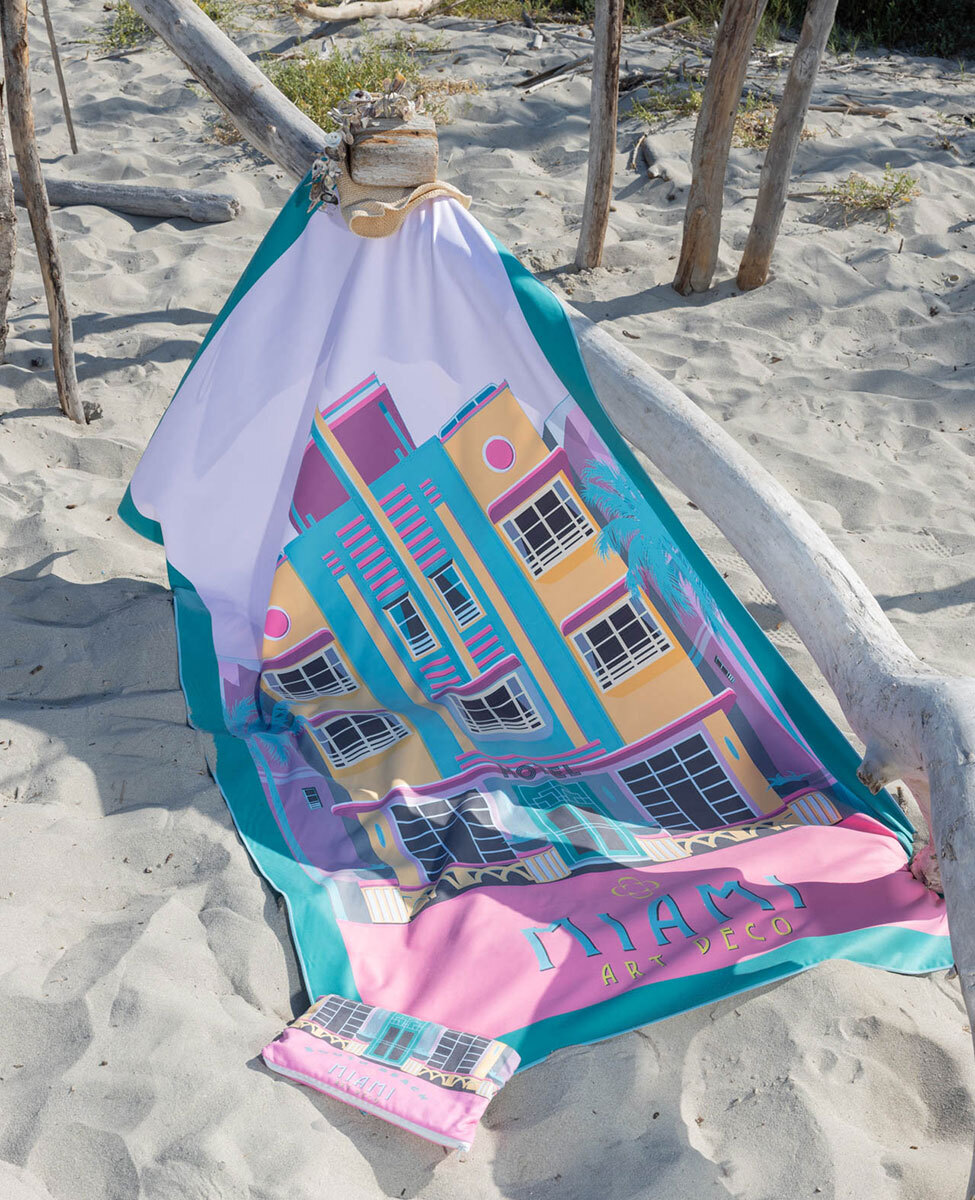 Beach towel South Beach 100x180