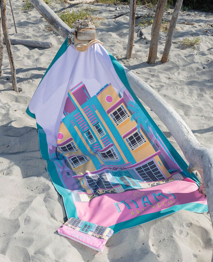 Beach towel South Beach 100x180