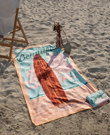 Beach towel Venice 100x180