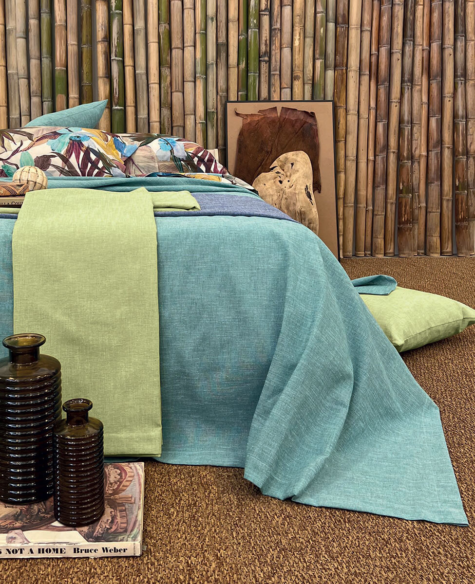 Unquilted bedspread Taormina double bed